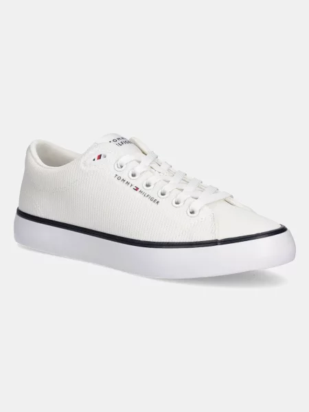Tommy Hilfiger tenisówki TH HI VULC CORE LOW II MESH beżowy białe