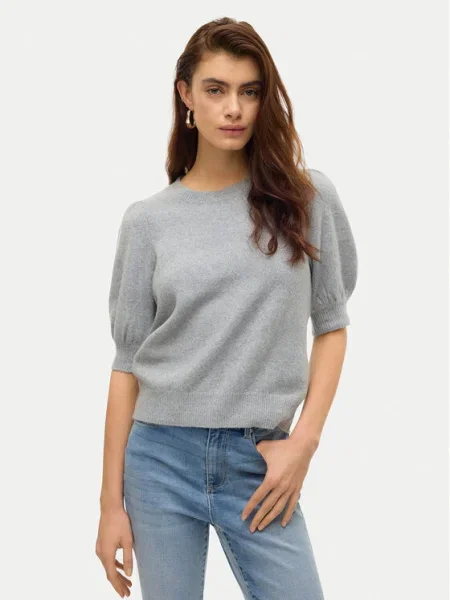 VERO MODA Pulover VMDOFFY amestecat gri