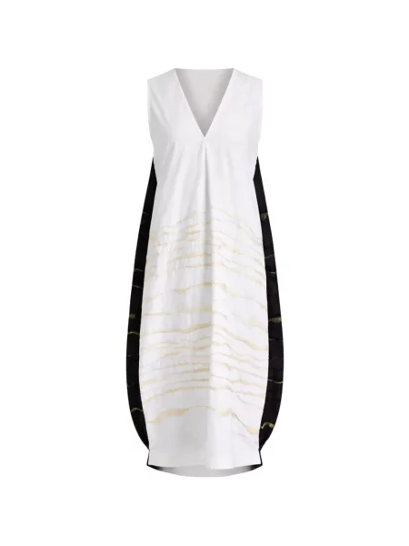 Rochie midi Liviana Conti cu decolteu în V negru