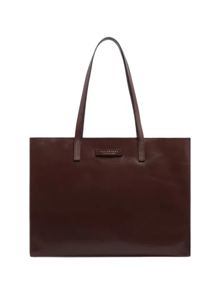 Geantă shopper The Bridge din piele maro