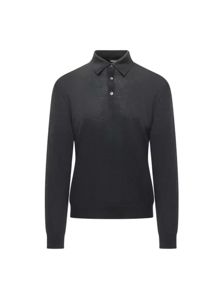 Koszulka polo Zegna czarna