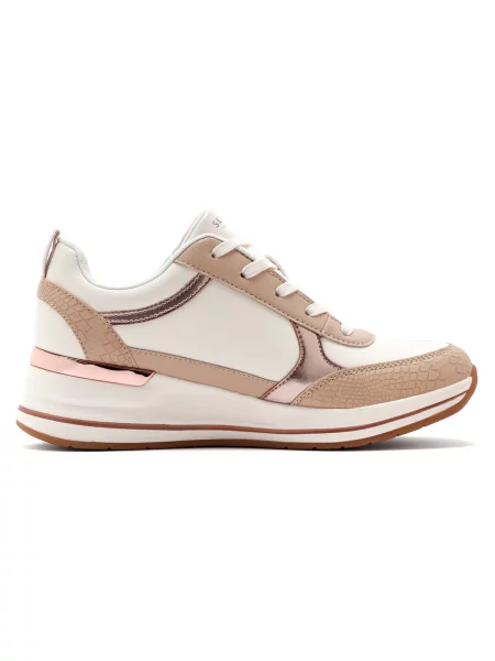 Félcipő Skechers bézs