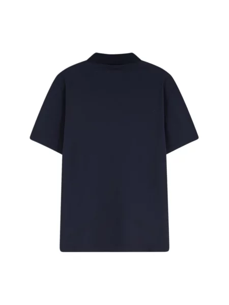 Koszulka polo Gucci z dżerseju z paskiem niebieska