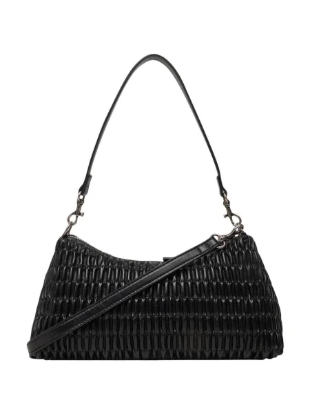 Táska Calvin Klein Jeans Ruched Layla Shoulder Bag fekete