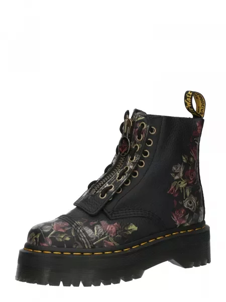 Dr. Martens Čizmice Sinclair zelena / malina / crvena crna
