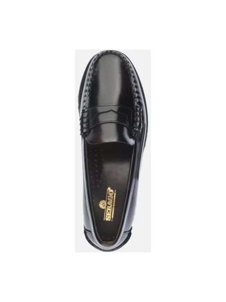 Sebago Penny Loafers Dan Lug rot brązowe