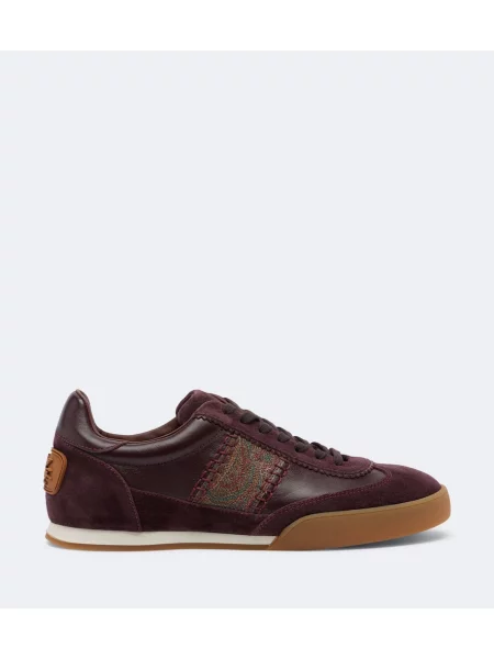 Sneakerși Etro din piele de căprioară