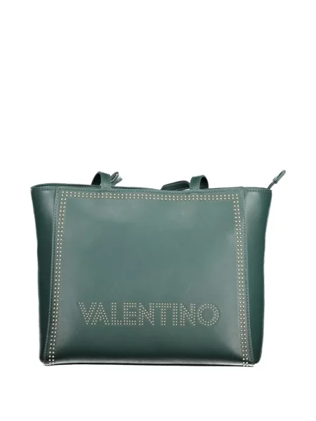 Шопинг чанта Mario Valentino с автограф зелено