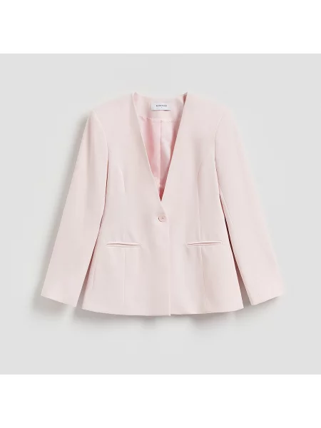 Reserved Egysoros blézer pasztellpink