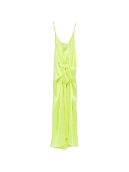 Rochie maxi Jw Anderson de mătase galben