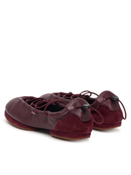 Polo Ralph Lauren Balerinke Ballerina Sneaker Bordo rdeča