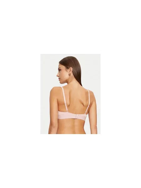 HUGO Bralette melltartó Red Label Világos rózsaszín piros