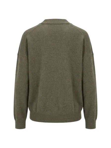 Cardigan Brunello Cucinelli din cașmir verde
