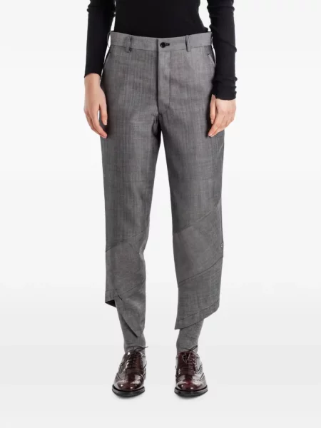 Pantaloni Comme Des Garçons asimetrice gri