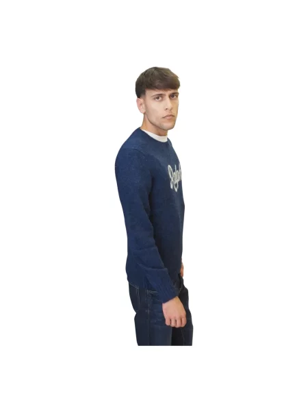 Sweter Ralph Lauren wełniany niebieski
