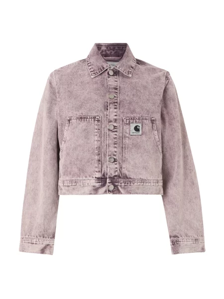 Carhartt WIP Geacă de primăvară-toamnă Arca mov liliachiu