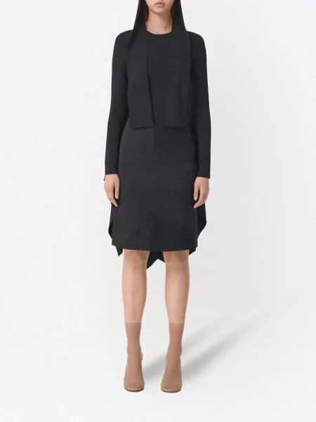 Udrapować spódnica Burberry czarna