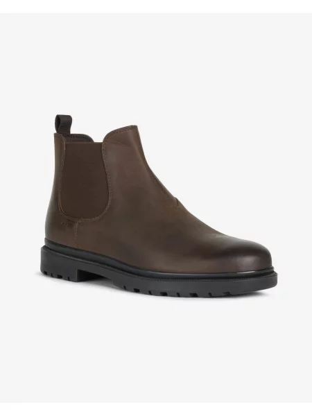 Pantofi Geox din piele maro