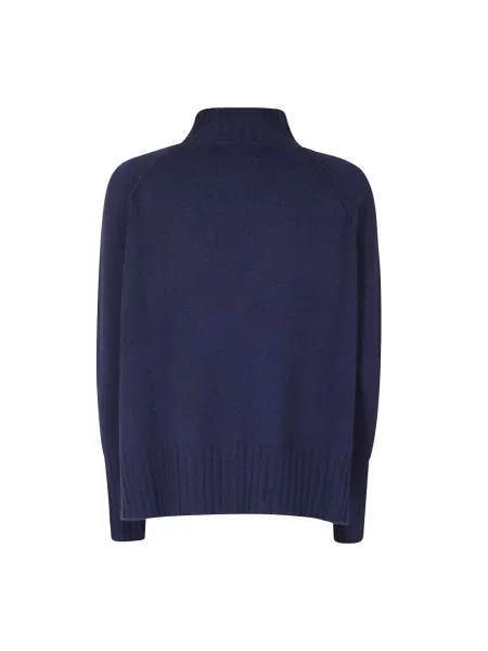 Sweter z golfem Be You do golfa niebieski