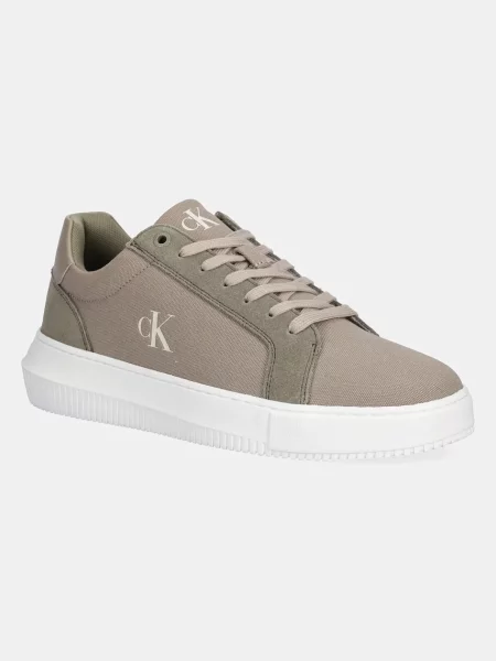 Маратонки Calvin Klein Jeans CHUNKY CUPSOLE MG CANVAS зелено