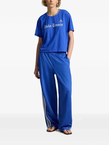 Велурени бягане с яка чорапи Polo Ralph Lauren синьо