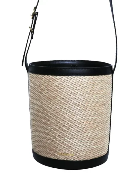 Geantă bucket Jil Sander maro