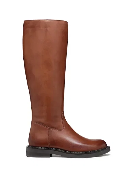 Geox Cizme lungi riding D Serilda maro