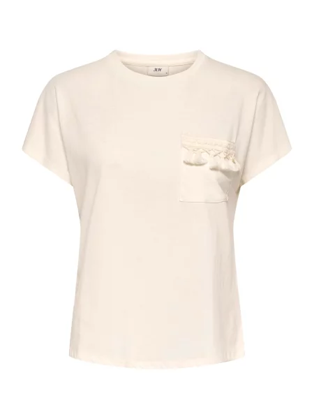 JDY Tricou JDYILSE murdar alb