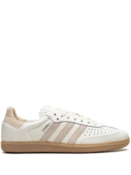 Sneakerși Adidas Samba din piele alb