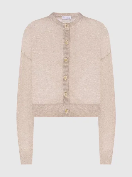 Кардиган Brunello Cucinelli бежевый