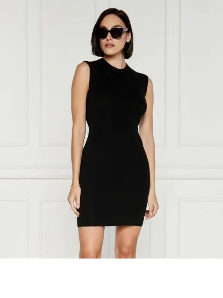 Michael Kors De lână rochie negru