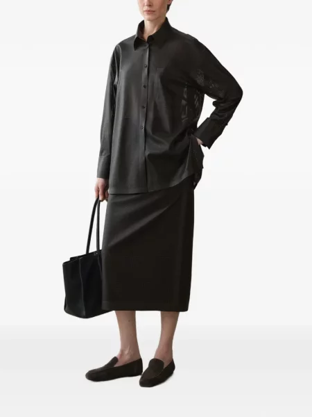 Fustă midi Less negru