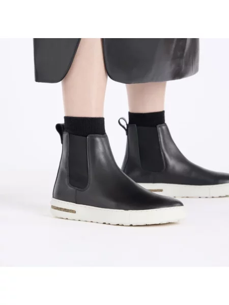 Sztyblety Birkenstock skórzane czarne