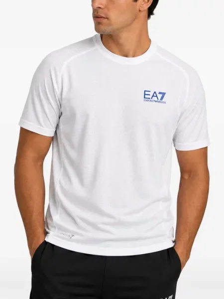 Tricou Emporio Armani tricotate alb