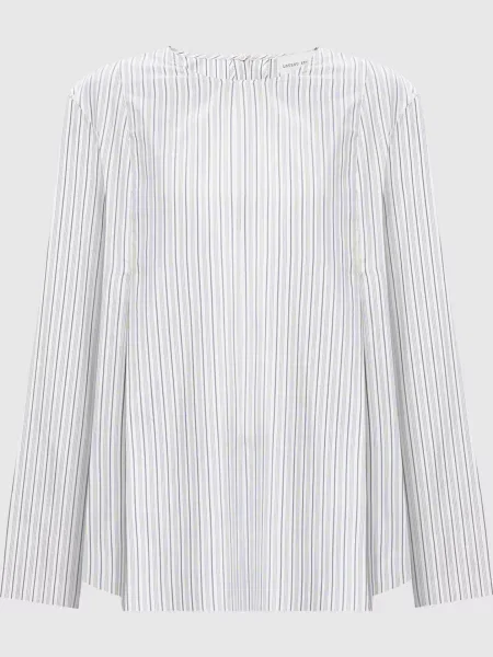 Блуза MARGO в смужку Lou Lou Studio біла