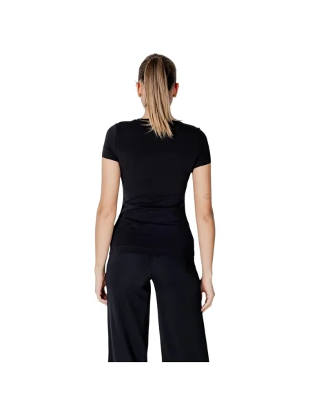 Tricou Guess din dantelă negru