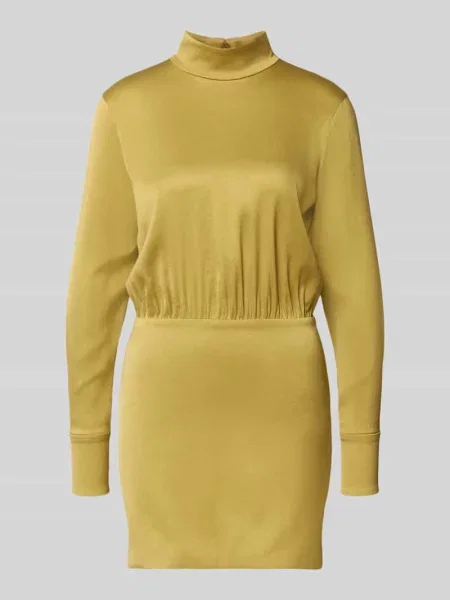 Sukienka mini ze Stójką Model OVINE' Drykorn zielona