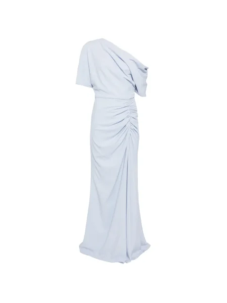 Maxi rochie maxi Amsale din crep de costum albastru