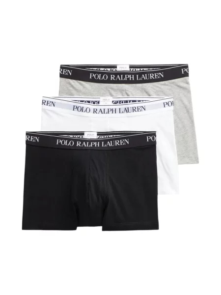 Koszulka polo Polo Ralph Lauren Underwear klasyczna ze stretchu szara