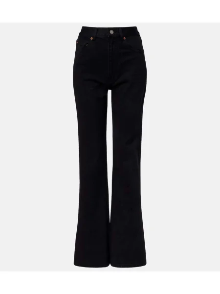 Blugi evazați Saint Laurent negru