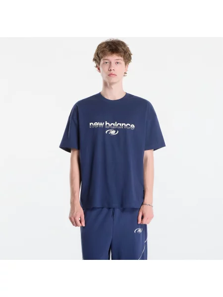 Tricou New Balance Trackside T-Shirt Nb Navy L marină