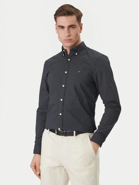 Tommy Hilfiger Cămașă Bleumarin