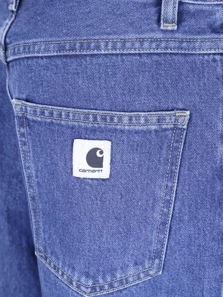 Široke traperice Carhartt Wip plava