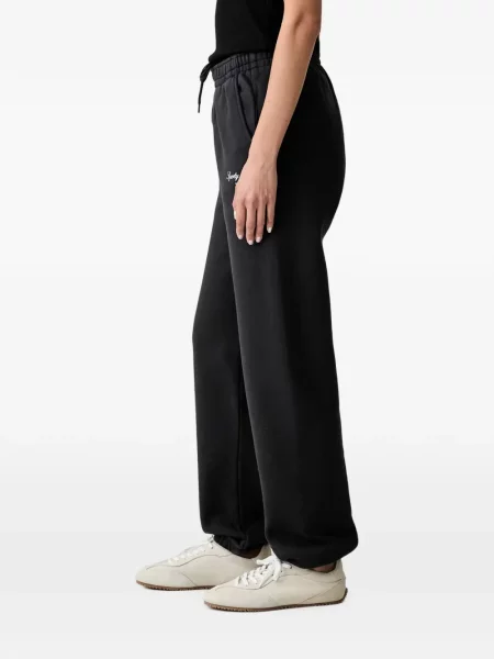 Pantaloni Sporty & Rich cu imagine alergare cu cordon negru
