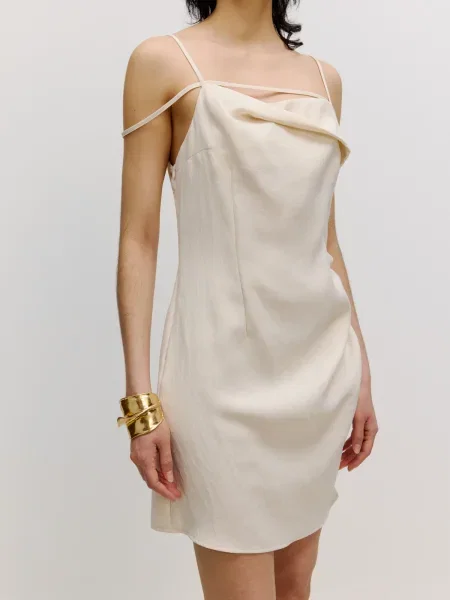 EDITED Rochie Maelle' alb