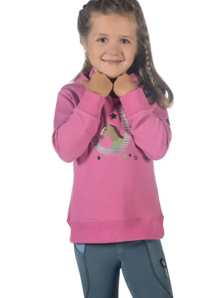 Bluza z kapturem dla dzieci HKM Kids Diana różowa