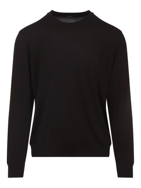 Pulover Kiton cu decolteu rotund maro