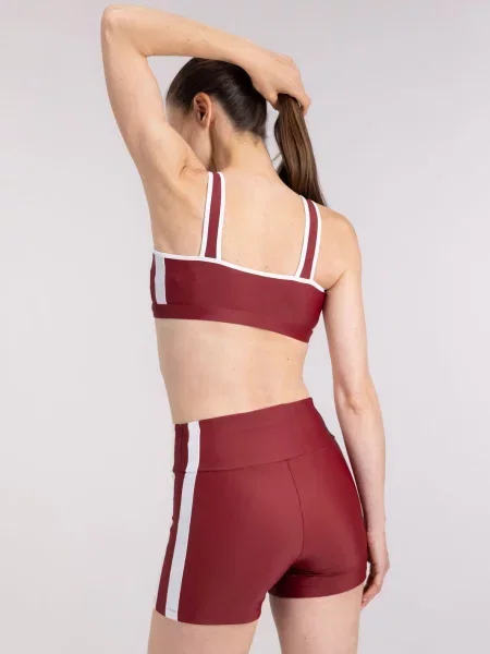 Premium sportowe bikini majtki do pływania & surfingu czerwony