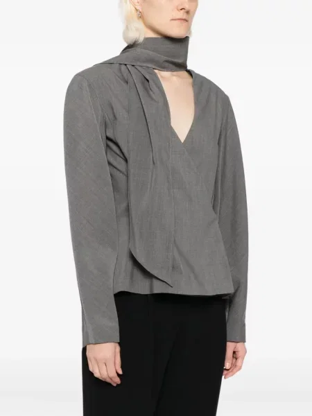 Bluză Jacquemus gri