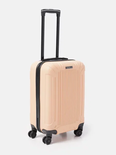 Чемодан Ricco Grande бежевый